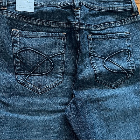New Chico’s Platinum Finish Premium Fit Wide Leg Jeans Size 0 - Picture 7 of 8